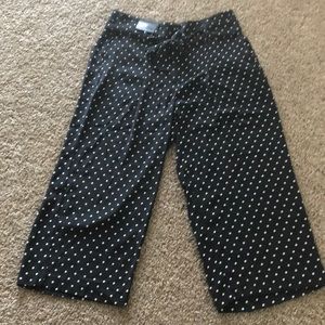 Culottes polka dot , new with tag ,  size 12 .
